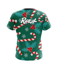 Alternative view of Radical Merry Candy Cane CoolWick Bowling Jersey