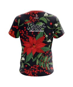 Alternative view of Radical Poinsettia CoolWick Bowling Jersey