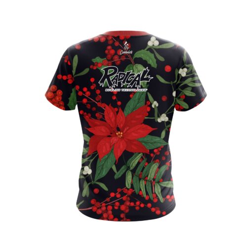 Radical Poinsettia CoolWick Bowling Jersey - Image 2