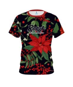 Radical Poinsettia CoolWick Bowling Jersey
