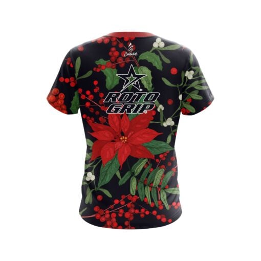 Roto Grip Poinsettia CoolWick Bowling Jersey - Image 2