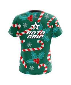 Alternative view of Roto Grip Merry Candy Cane CoolWick Bowling Jersey