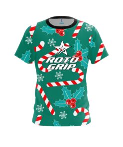 Roto Grip Merry Candy Cane CoolWick Bowling Jersey