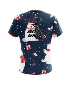 Alternative view of Roto Grip Polar Bear Xmas CoolWick Bowling Jersey