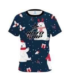 Roto Grip Polar Bear Xmas CoolWick Bowling Jersey