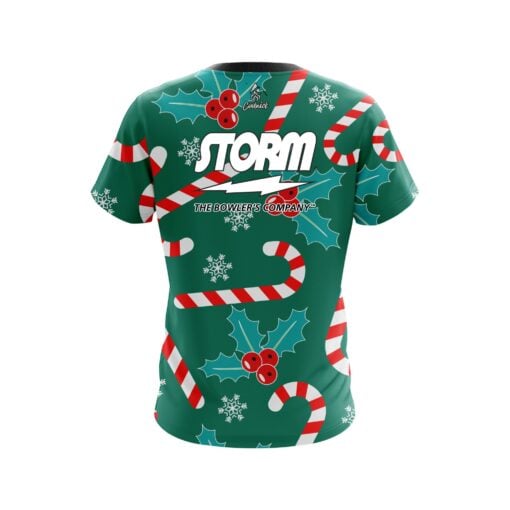 Storm Merry Candy Cane CoolWick Bowling Jersey - Image 2