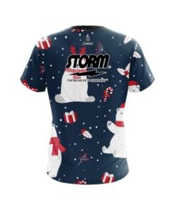 Alternative view of Storm Polar Bear Xmas CoolWick Bowling Jersey