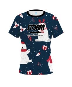 Storm Polar Bear Xmas CoolWick Bowling Jersey
