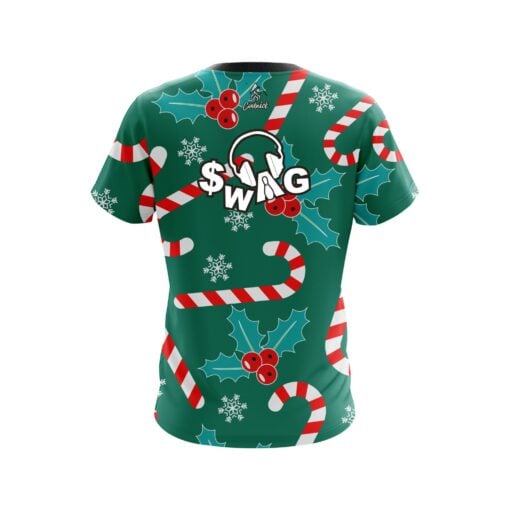 Swag Merry Candy Cane CoolWick Bowling Jersey - Image 2