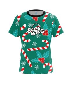 Swag Merry Candy Cane CoolWick Bowling Jersey