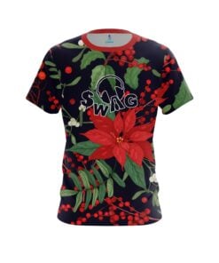 Swag Poinsettia CoolWick Bowling Jersey