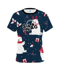 Swag Polar Bear Xmas CoolWick Bowling Jersey