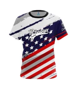 12Bagger All American CoolWick Bowling Jersey