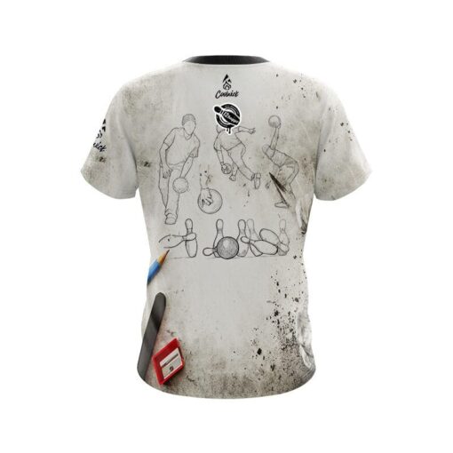 12Bagger Drawing Board CoolWick Bowling Jersey - Image 2