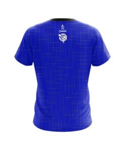 Alternative view of 12Bagger Rising Blue CoolWick Bowling Jersey