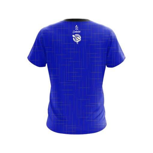 12Bagger Rising Blue CoolWick Bowling Jersey - Image 2