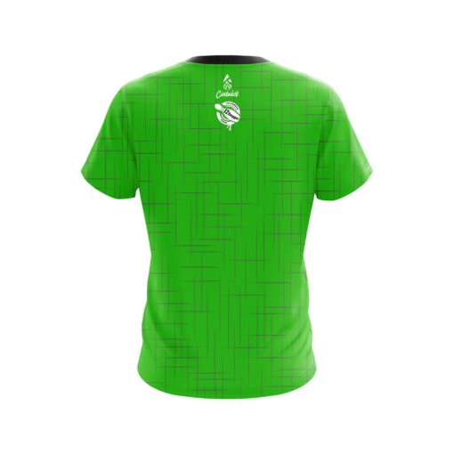 12Bagger Rising Green CoolWick Bowling Jersey - Image 2