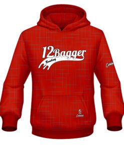 12Bagger Rising Red CoolWick Bowling Hoodie