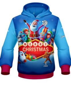 12Bagger Vegas Christmas CoolWick Bowling Hoodie