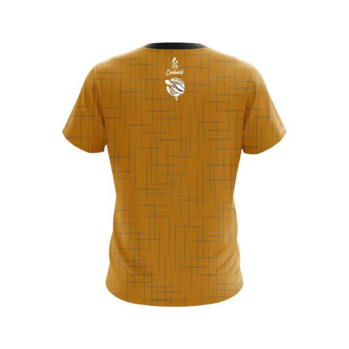 12Bagger Rising Orange CoolWick Bowling Jersey - Image 2