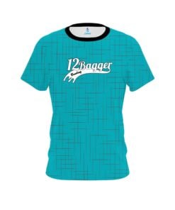 12Bagger Rising Teal CoolWick Bowling Jersey