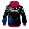 900 Global Level Up Blue CoolWick Bowling Hoodie - Image 2