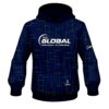 900 Global Rising Navy Blue CoolWick Bowling Hoodie