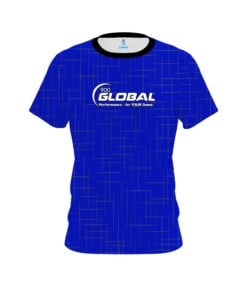 900 Global Rising Blue CoolWick Bowling Jersey