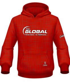 900 Global Rising Red CoolWick Bowling Hoodie