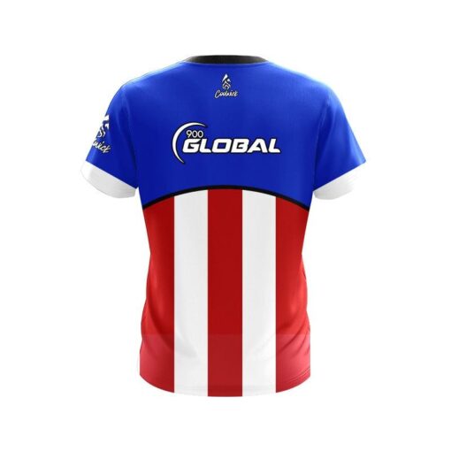 900 Global Super Hero 8 CoolWick Bowling Jersey - Image 2
