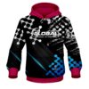 900 Global Level Up Blue CoolWick Bowling Hoodie