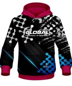 900 Global Level Up Blue CoolWick Bowling Hoodie