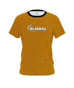 900 Global Rising Orange CoolWick Bowling Jersey