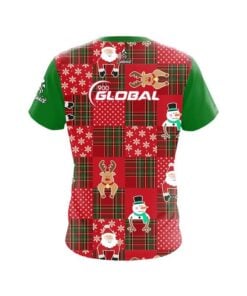 Alternative view of 900 Global Ugly Sweater Christmas Quilt Holiday Time Coolwick Bowling Jersey