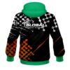 900 Global Level Up Orange CoolWick Bowling Hoodie - Image 2