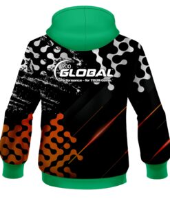 Alternative view of 900 Global Level Up Orange CoolWick Bowling Hoodie
