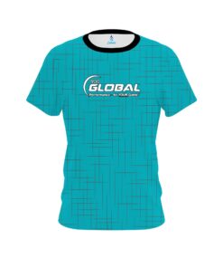900 Global Rising Teal CoolWick Bowling Jersey