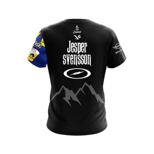 Jesper Svensson Black ICE Replica CoolWick Bowling Jersey - Image 2