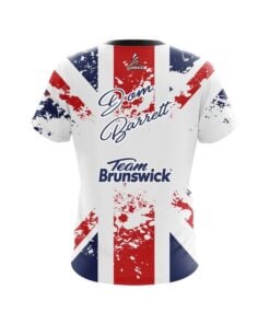 Alternative view of Brunswick Dom Barrett British Flag CoolWick Bowling Jersey