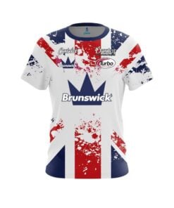 Brunswick Dom Barrett British Flag CoolWick Bowling Jersey