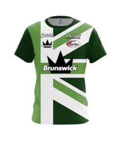 Brunswick Dom Barrett Green Union Jack CoolWick Bowling Jersey