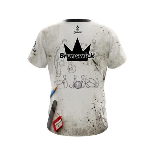 Brunswick Drawing Board CoolWick Bowling Jersey - Image 2