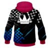 Brunswick Level Up Blue CoolWick Bowling Hoodie - Image 2