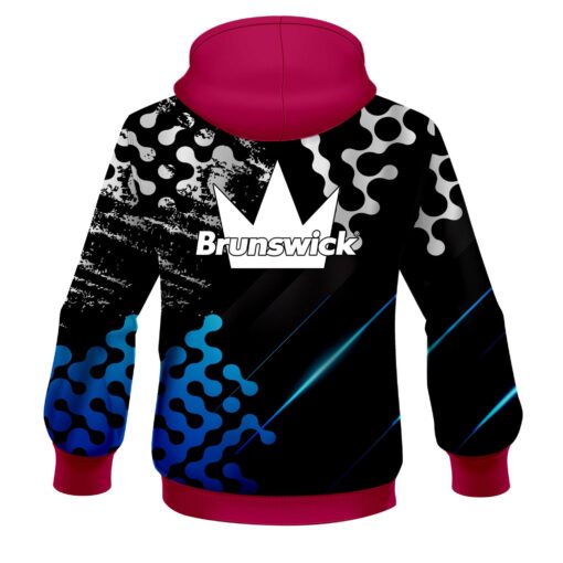Brunswick Level Up Blue CoolWick Bowling Hoodie - Image 2