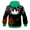 Brunswick Level Up Orange CoolWick Bowling Hoodie - Image 2