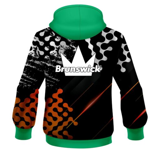 Brunswick Level Up Orange CoolWick Bowling Hoodie - Image 2
