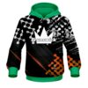 Brunswick Level Up Orange CoolWick Bowling Hoodie