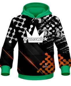 Brunswick Level Up Orange CoolWick Bowling Hoodie
