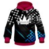Brunswick Level Up Blue CoolWick Bowling Hoodie