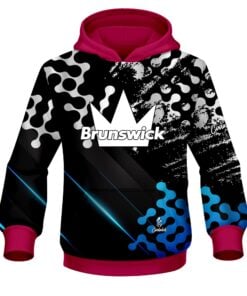 Brunswick Level Up Blue CoolWick Bowling Hoodie